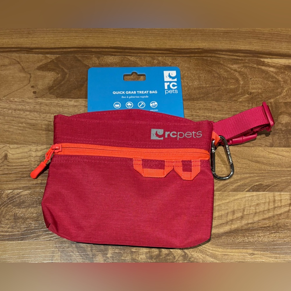 RC Pets Quick Grab Treat Bag Heather Azalea Fanny Pack NWT